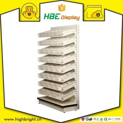 Retail Mini Mart Shelves Display Pharmacy Shelving System