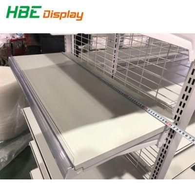 Color Customized Supermarket Grocery Open New Store Powder Coating Gondola