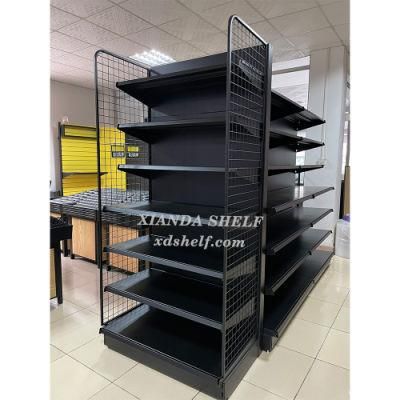 Hot Sale Retail 1200L *500d *2000h (mm) Used Supermarket Shelf One Dollar Store Items with Wiremesh Side Frame