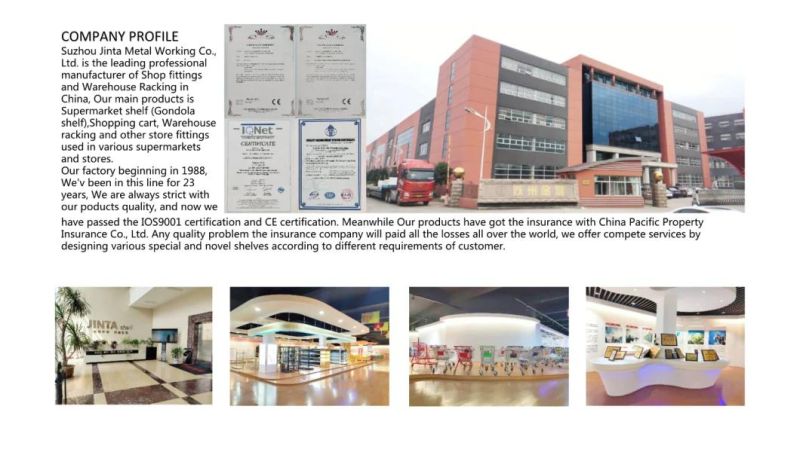 Customized Supermarket Hypermarket Display Shelf with Ce Certification