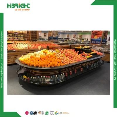 High Quality Supermarket Vegetable Display Stand