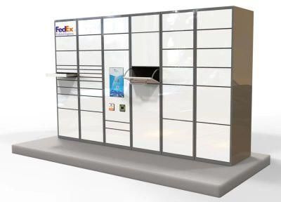 DC Customized Plywood Case CE, ISO Work Lockers Parcel Locker
