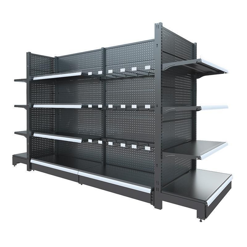 Factory Supplier Supermarket Shelf Display Advertising Shelves Gondola Racks