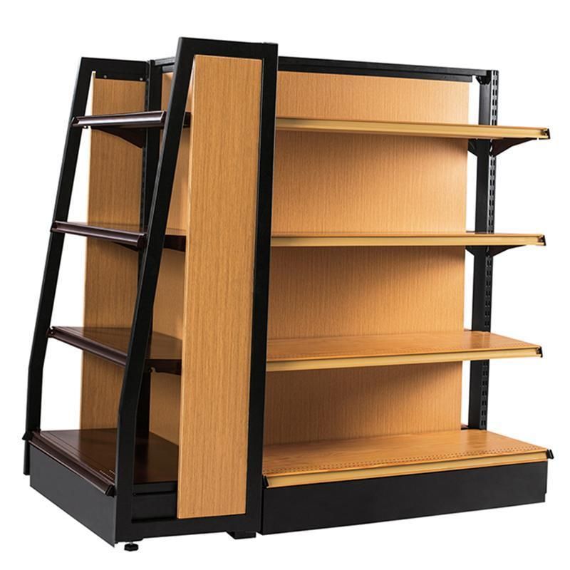 Free Standing Supermarket Metal Display Stand Shelf Storage Racking System
