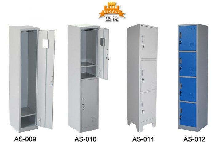 Fas-009 Single Door Metal School Furniture Clothes Storage Cabinet Metal Locker