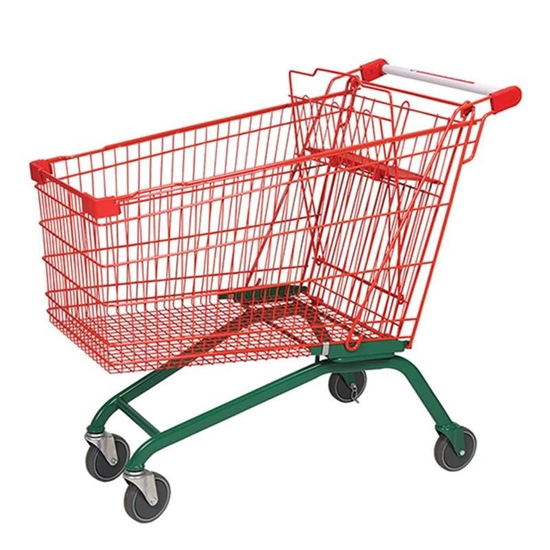 Hot Sell Shopping Trolley, Foldable Supermarket Cart 2018 New Product
