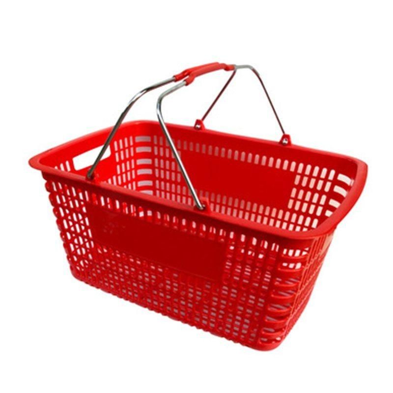 Customized Supermarket Store Cosmetic Wire Mesh Shopping Basket