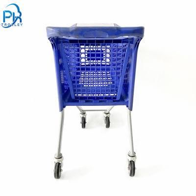 Metal and Plastic Kids Shopping Trolley Cart for Supermarket and Store