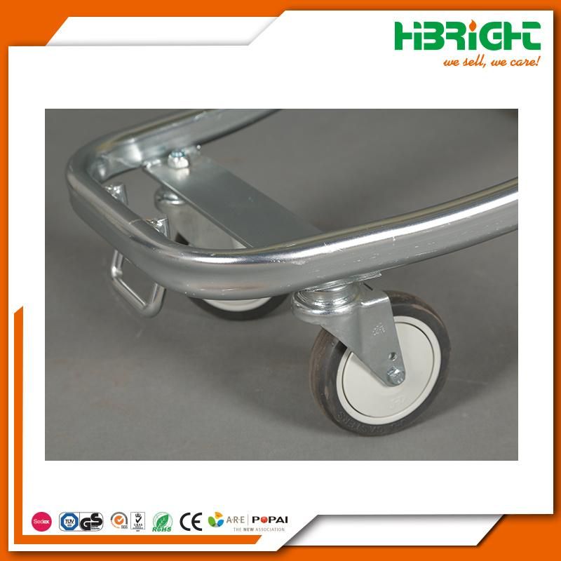 Powder Coating Supermarket Shopping Trolley