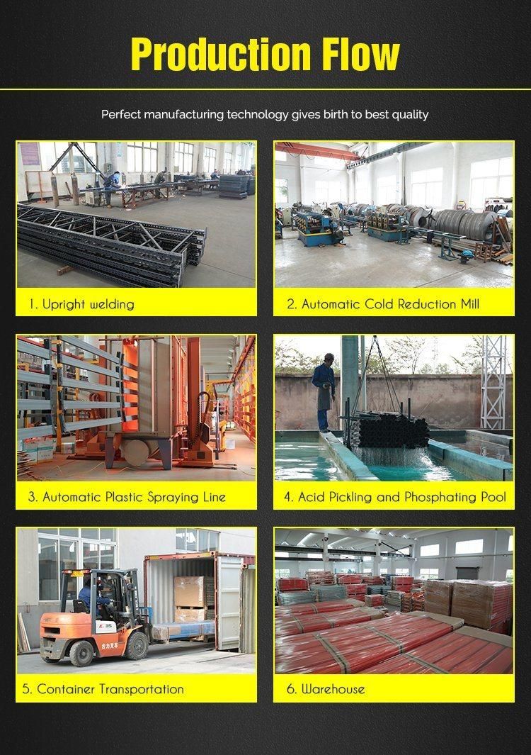 High Capacity 4 Layers Warehouse Storage Rack