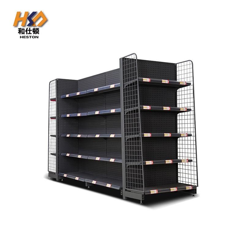 Durable Heavy Duty Metal Supermarket Display Shelf Grocery Store Shelves