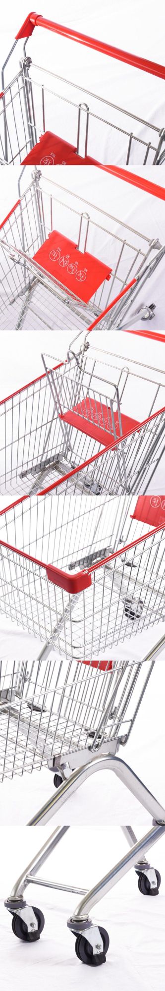 Cheap Price Shopping Cart Grocery European Shopping Trolley for Supermarket