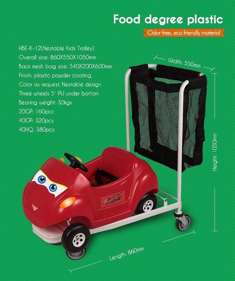 Model-Car Supermarket Plastic Kids Attarctive Children Shopping Trolley Cart