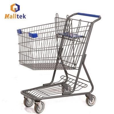 American Series Metal Supermarket Shopping Trolley with Baby Seat