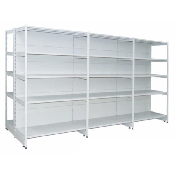 Gondola Display and Storage Shelf for Grocery Store