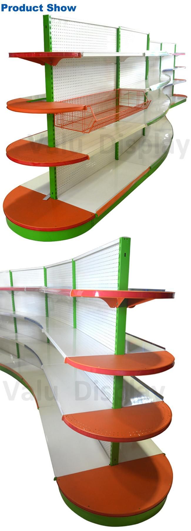 Products Display Used Metal Steel Display Shelf for Supermarket
