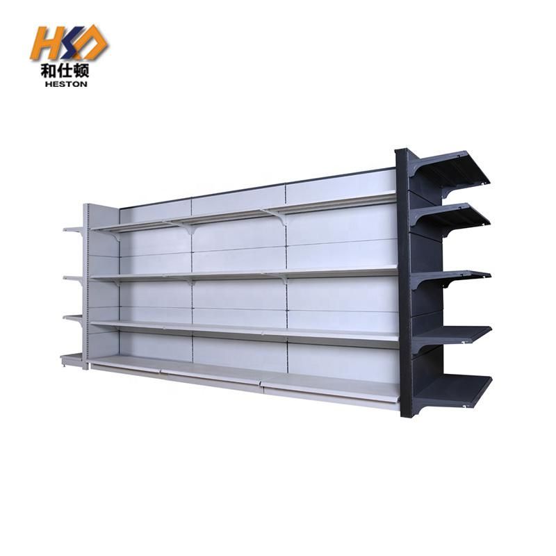 Supermarket Display Racks Shelving Retail Modern Fancy Store Metal Shelves