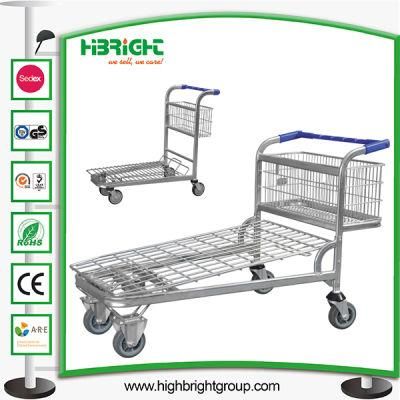 Metal Foldable Logistic Transport Hand Trolley Cart
