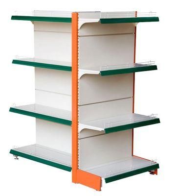Fashion Multi-Function Metal Supermarket Display Shelf Stainless Steel Storage Rack