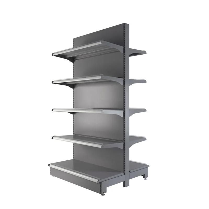 Retail Shop Shelving Display Steel Rack Supermarket Shelf Advertising Gondola