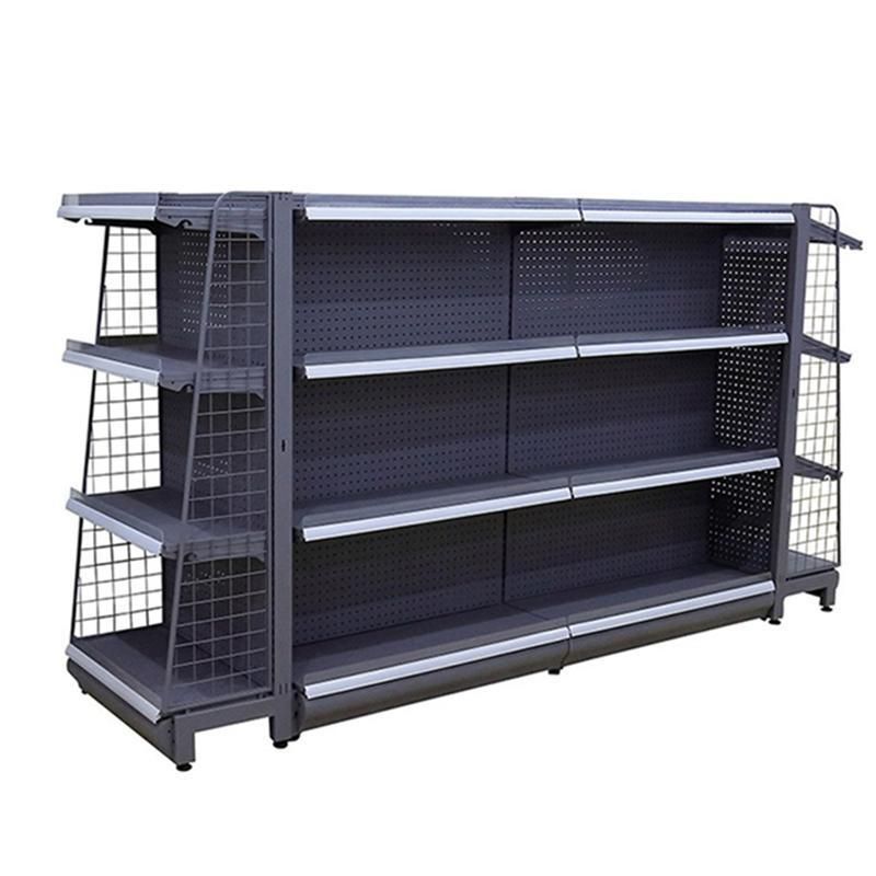 2021 Metal Retail Store Shelves Gondola Display Racks