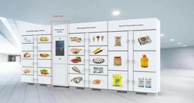 Plywood Case Cold Rolled Steel DC Refrigerated Lockers Parcel Locker
