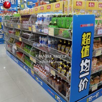 Supermarket Supplies Beverage Equipment Shelf Display Gondola Retail Shelving with Good Price