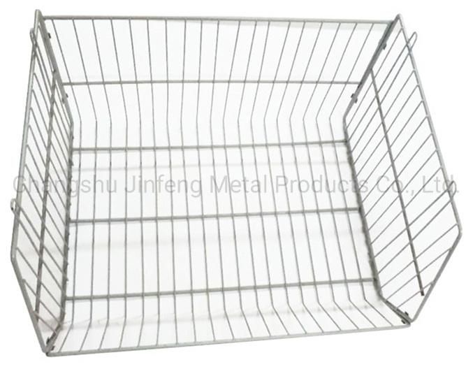 Supermarket Detachable Metal Removable Display Cage with Wheels