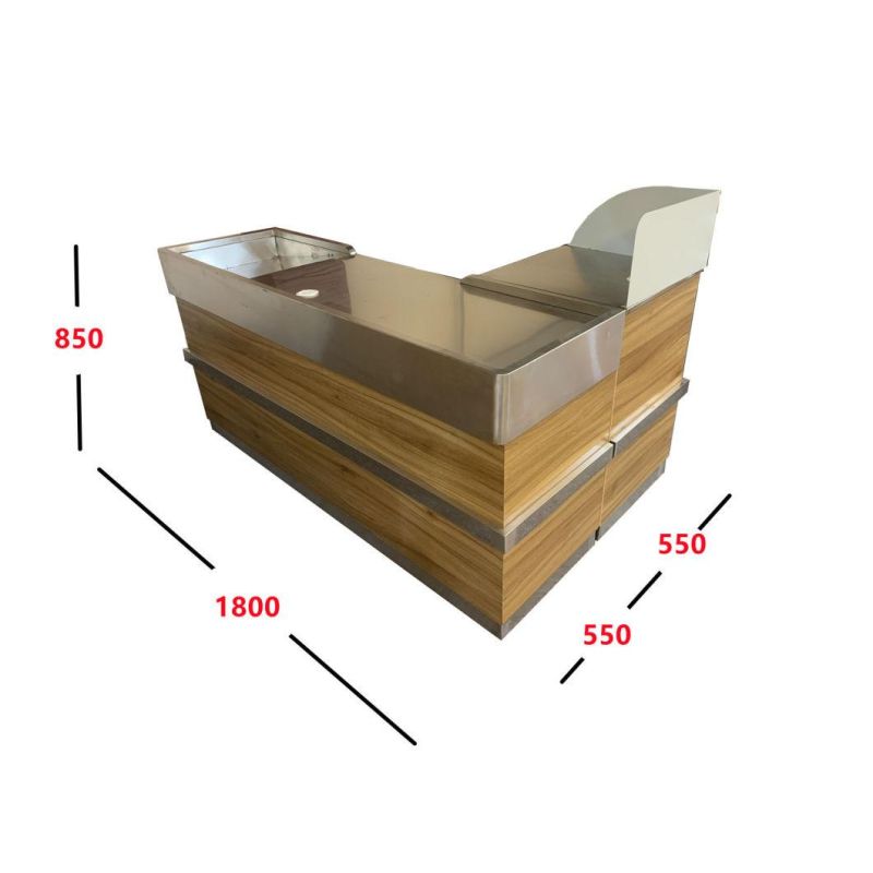High Quality Factory Supermarket Cashier Store Checkout Counter for Sale