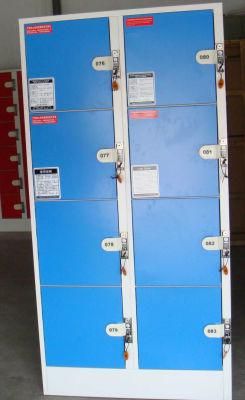 8 Doors Supermarket Metal Steel Locker with Keys
