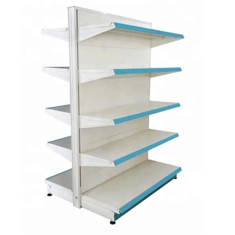 Convenient Installation Metal Departmental Supermarket Store Display Hanging Shelf