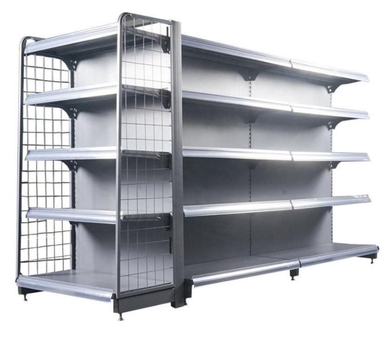 Customized Metal Make up Display Shop Cosmetic Makeup Shelf