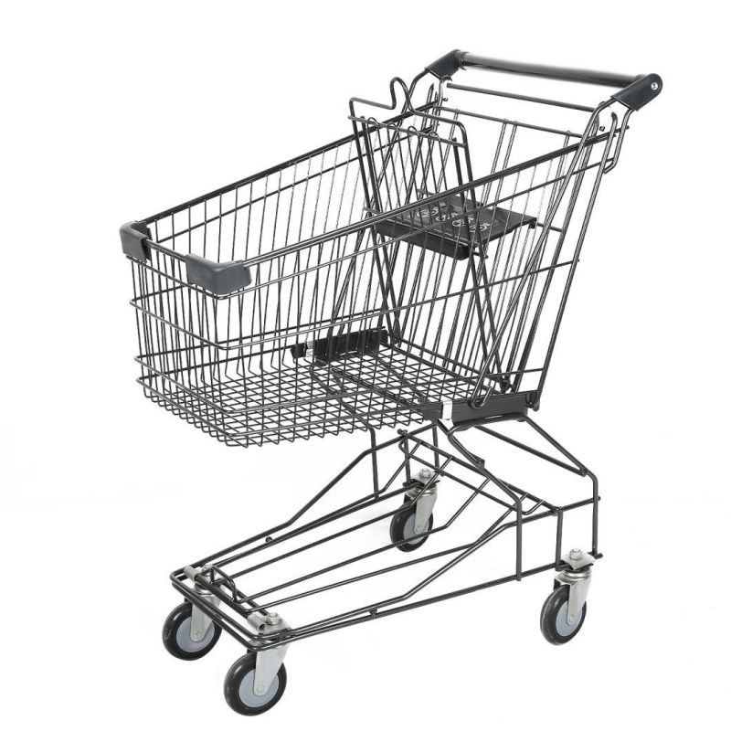 European American Asian Style Shopping Trolley Supermarket Shopping Trolley Cart