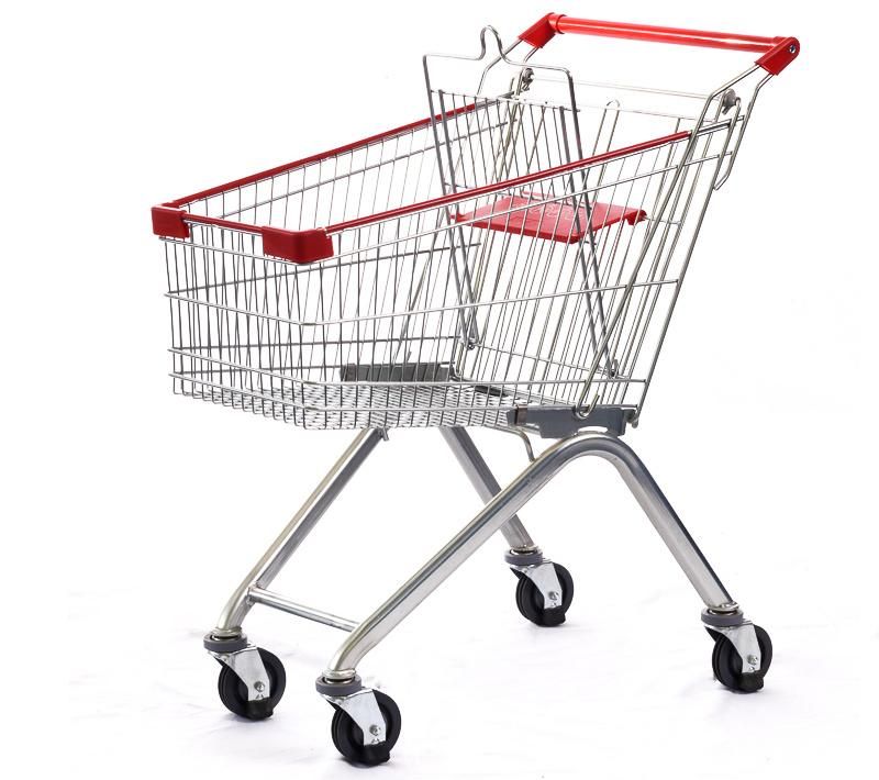 Cheap Price Shopping Cart Grocery European Shopping Trolley for Supermarket