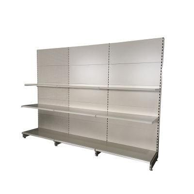 Customized Double Sided Metal Convenience Store Display Supermarket Shelves