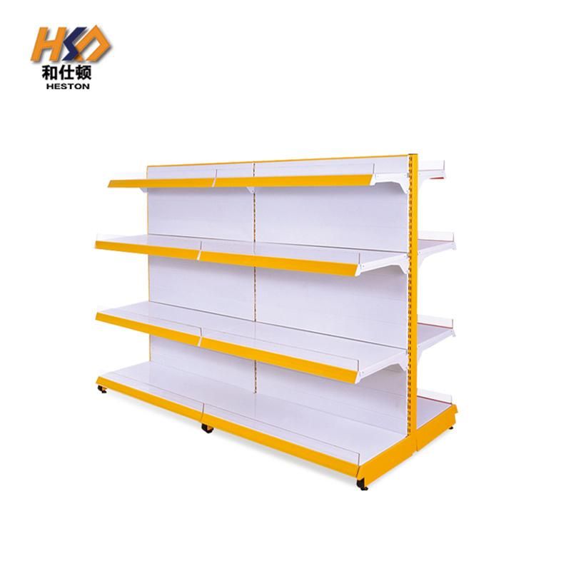Manufacturer Supplier Metal Gondola Display Racks Supermarket Shelves