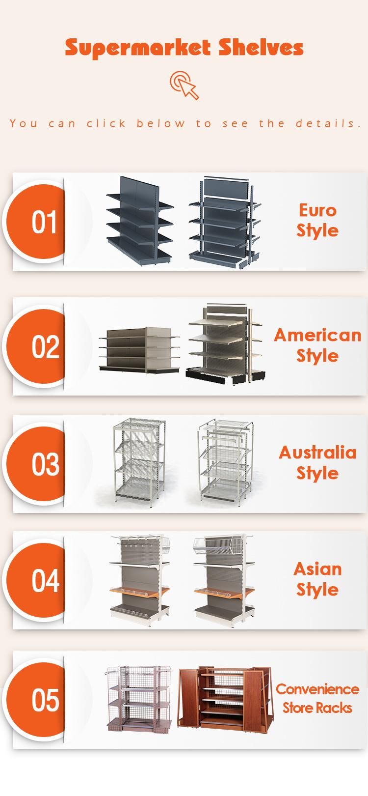 Display Storage Function Integrated Rack Shelving