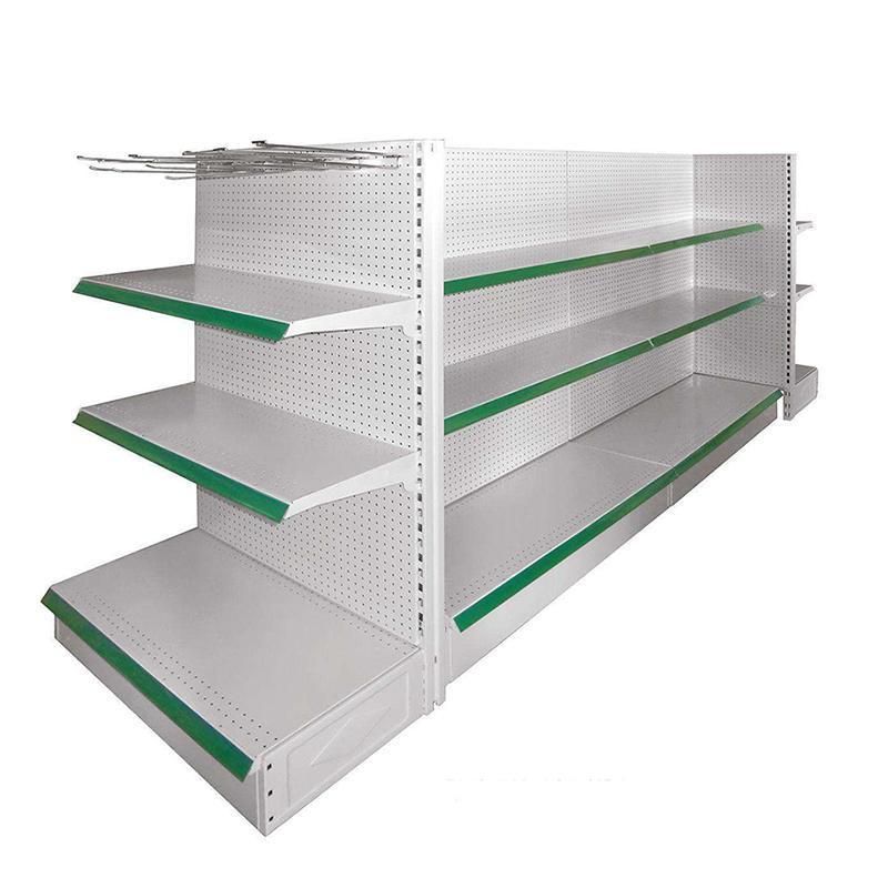 2021 New Style Hypermarket Gondola Supermarket Shelving Racks Display