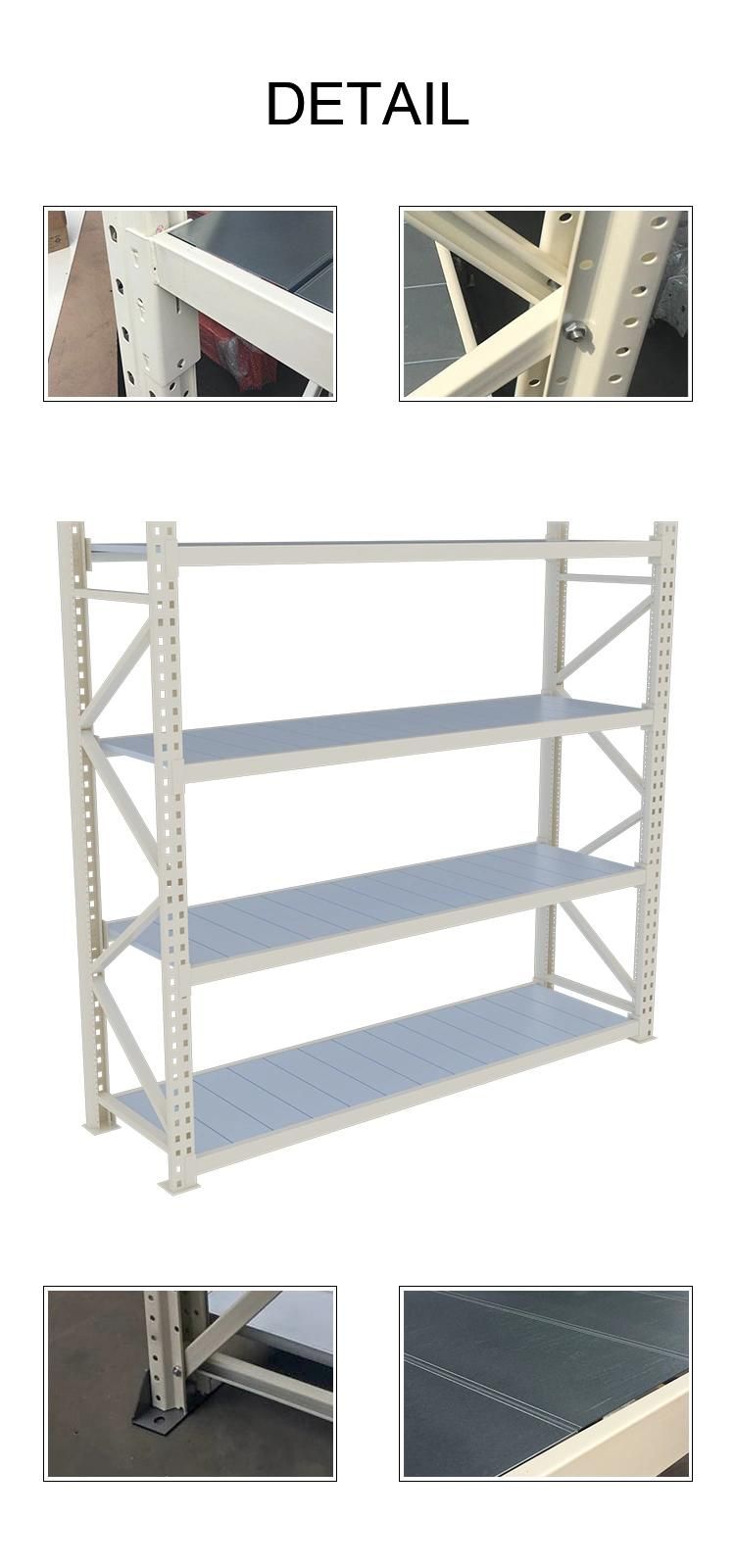 Steel Storage Middle Duty Display Warehouse Rack with Layer Panel