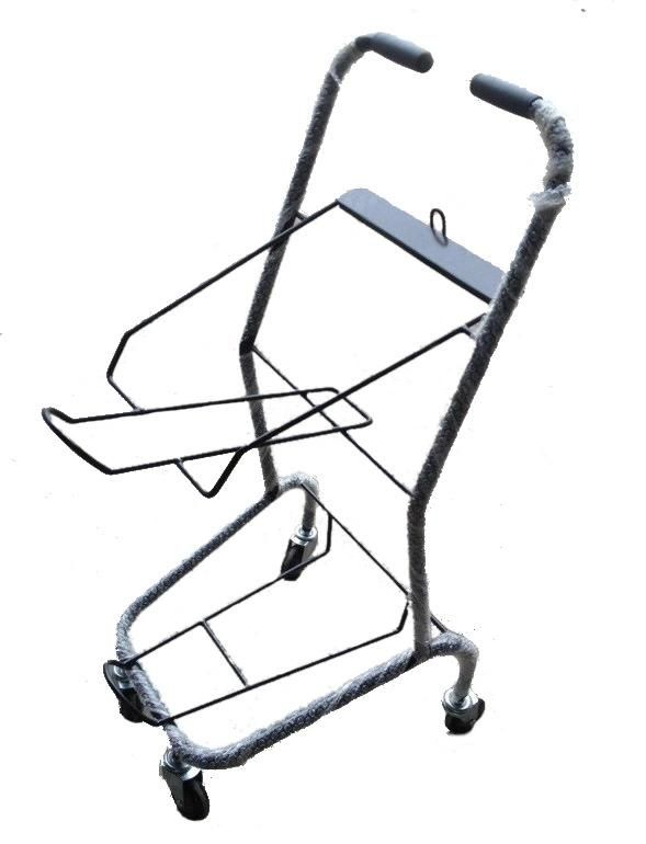 Asian Shopping Cart Double Deck Shopping Basket