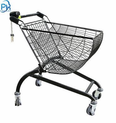 Supermarket Equipment 80L Metal Shopping Trolleys Carts