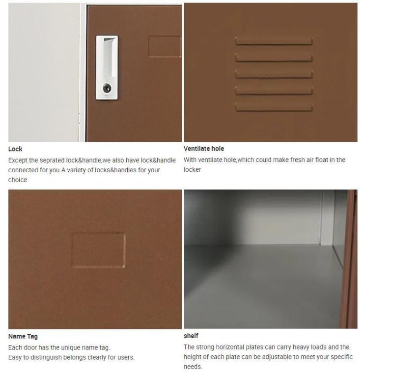School Office Gym Metal Storage Locker Cabinet Employees Students Steel Locker with 24 Door