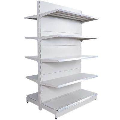 Cold-Rolled Metal Display Shelves Supermarket Shelf Gondola Advertising Rack