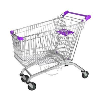 China Manufacturer Grocery Shopping Trolley Cart with Chair