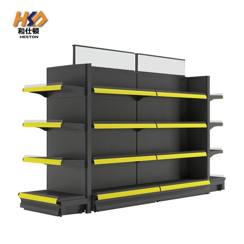 Hot Selling Double Sides Gondola Snack Racking Shopping Mall Shelf