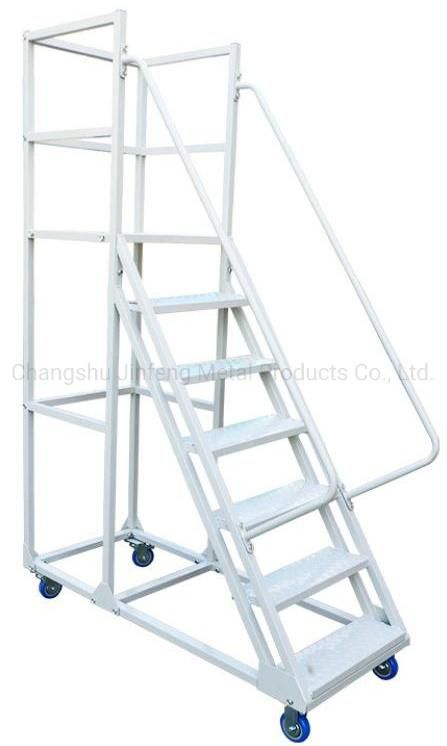 Supermarket Movable Stair Climbing Truck Ladder Truck Ladder Cart