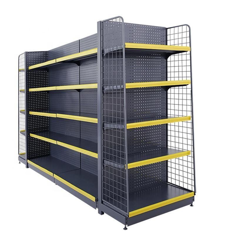 Good Quality Racking Stand Fashion Design Supermarket Gondola Steel Shelf