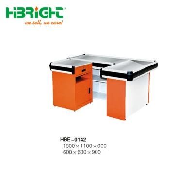 Custom Automatic Checkout Counter Shopping Bag Hook Supermarket Cashier Desk