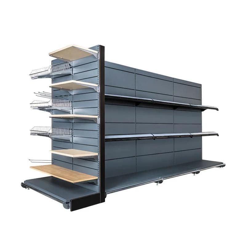 High Grade Store Gondola Supermarket Shelves Advertising Racks for Shop