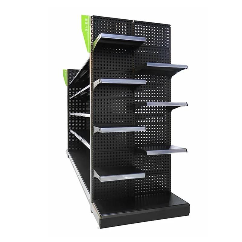 High Grade Store Gondola Supermarket Shelves Advertising Racks for Shop